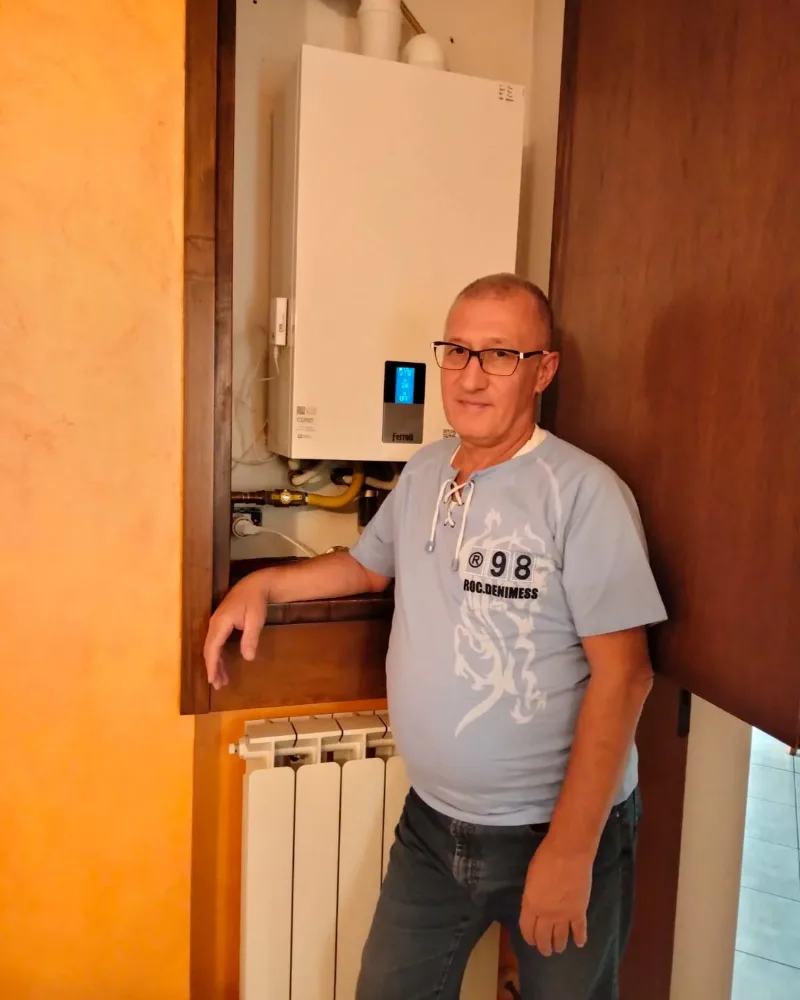 Giampietro di Busto Arsizio soddisfatto dopo l'installazione della caldaia a condensazione - Risparmio Facile